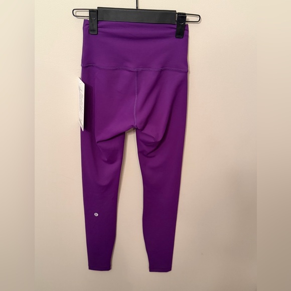 NWT Lululemon Wunder Train legging 28” Inseam in College Purple - Picture 2 of 2